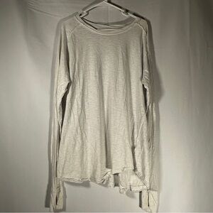 We The Free White Long Sleeve Top M